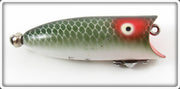 Vintage Heddon Green Scale Baby Lucky 13 Lure