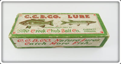Vintage Creek Chub Rainbow Jointed Baby Pikie Empty Box 2708