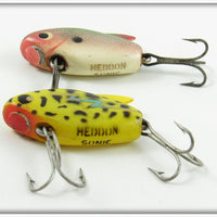 Heddon Shad & Yellow Coachdog Sonic Pair