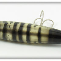 Heddon Silver & Black Dying Flutter