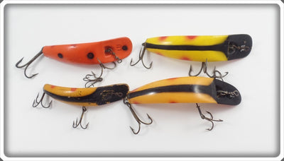 Helin Flatfish Lot Of Four: Yellow & Orange