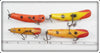 Helin Flatfish Lot Of Four: Yellow & Orange