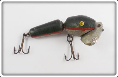 Folk Art Green & Red Frog