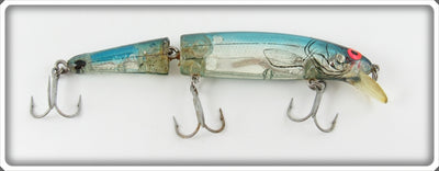Vintage Bomber Transparent Blue Back Jointed Long A Lure
