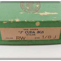 Florida Fishing Tackle Co J Cuda Jigs Empty Dealer Box