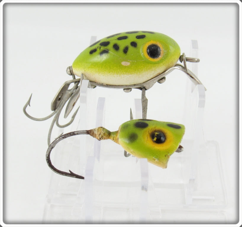 Arbogast Frog Hula Dancer & Flyrod Jitterbug Lure Pair