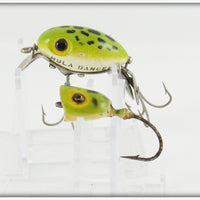 Arbogast Frog Hula Dancer & Flyrod Hula Popper Pair