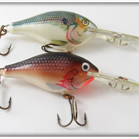 Rapala Natural Finish Fat Rap Lure Pair