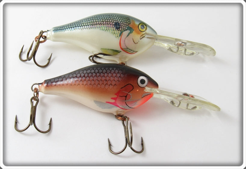 Rapala Natural Finish Fat Rap Lure Pair