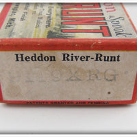 Heddon Green Shore River Runt Empty Box