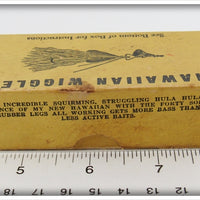 Arbogast Hawaiian Wiggler Empty Picture Box