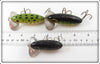 Arbogast Frog, Perch & Mouse Jitterbug Lot Of Three