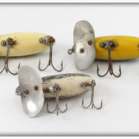 Arbogast Frog, Perch & Mouse Jitterbug Lot Of Three