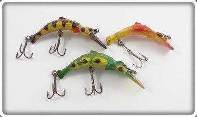 Lucky Lady Lot Of Three: Perch, Frog, & Yellow