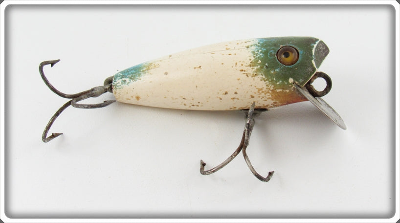 Vintage Mack's Blue & White Winner Bait Lure