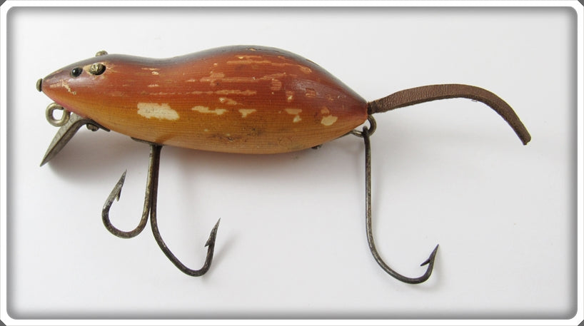 Vintage Heddon Brown Meadow Mouse Lure