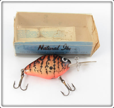 Vintage Lazy Ike Corp Natural Ike Lure In Box