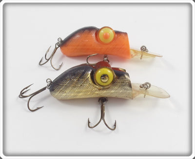 Rabble Rouser Rouster Pair: Fire Orange & Black Gold