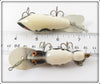 Bomber White Black Shadow Stripe Model 400 & Water Dog Pair
