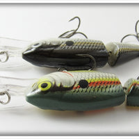 Rapala Natural Finish Jointed Shad Rap Pair