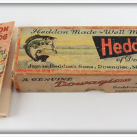 Vintage Heddon Shiner Scale Vamp Empty Lure Box