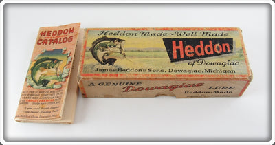 Vintage Heddon Shiner Scale Vamp Empty Lure Box