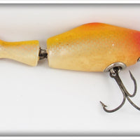 Vintage Wood Mfg Co Goldfish Jointed Spot Tail Lure 