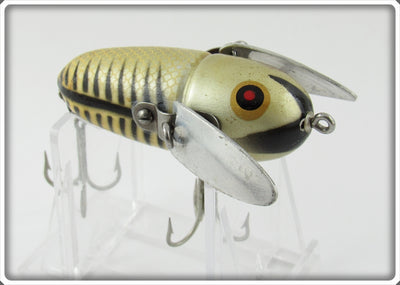 Vintage Heddon Silver Shore Crazy Crawler Lure