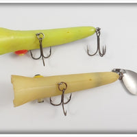 Rabble Rouser Top Water Pair: Chartreuse & Ivory