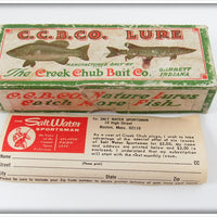 Vintage Creek Chub Unmarked Empty Lure Box