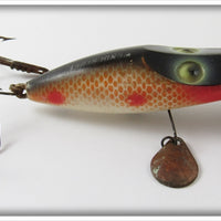 Vintage Makinen Orange Scale Wonderlure Lure