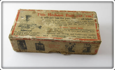 Vintage Heddon Empty Box For Pike Scale Red Head Zig Wag Lure