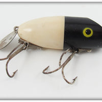 Vintage Tony Accetta Black & White Jigolet Lure
