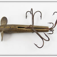 Vintage Allcocks Brass Devon Minnow Lure