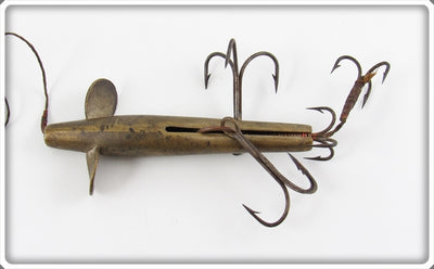 Vintage Allcocks Brass Devon Minnow Lure