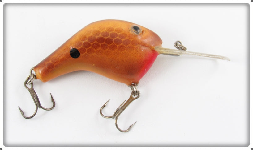 Vintage Brown Scale Deep Diving Crankbait Lure