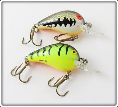 Bomber Fire Tiger & Bass Ultra Light Fat A 3F Lure Pair