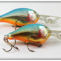 Rapala Blue Chrome Fat Rap Lure Pair