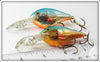 Rapala Blue Chrome Fat Rap Pair