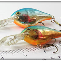 Rapala Blue Chrome Fat Rap Pair