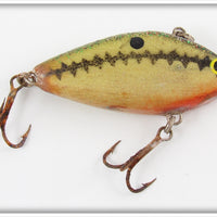Vintage Black Stripe Glitter Back Crankbait Lure 