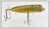 Vintage Gold Glitter Flat Side Crankbait Lure