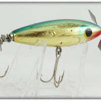 Vintage Ozark Gold & Blue Woodchopper Lure