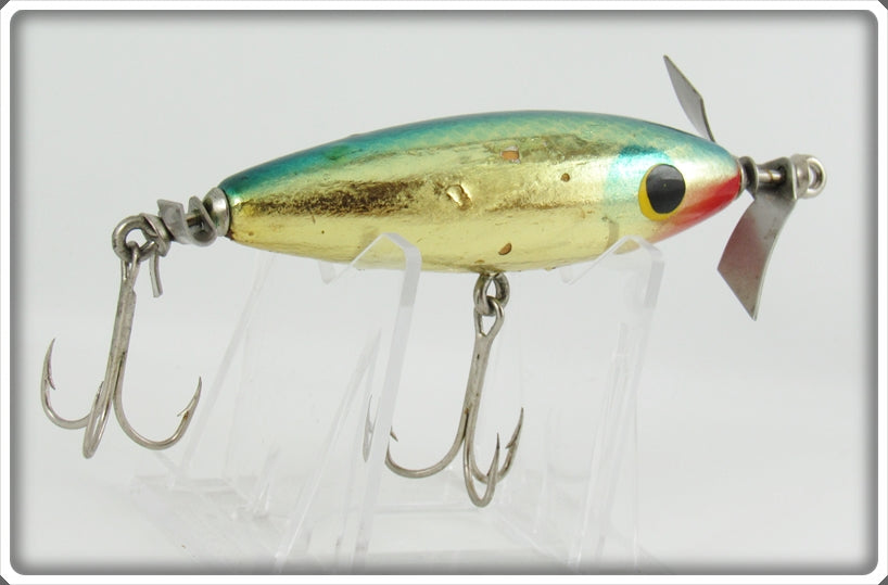 Vintage Ozark Gold & Blue Woodchopper Lure