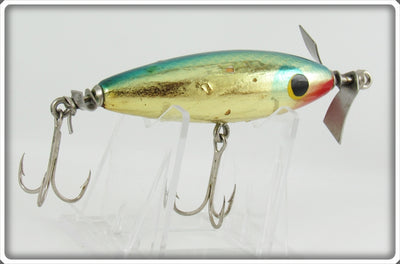 Vintage Ozark Gold & Blue Woodchopper Lure