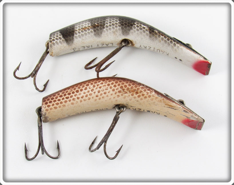 Kautzky Brown Scale & Black Scale Lazy Ike 3 Lure Pair 