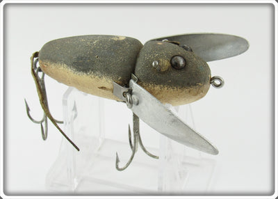 Vintage Heddon Grey Mouse Crazy Crawler Lure