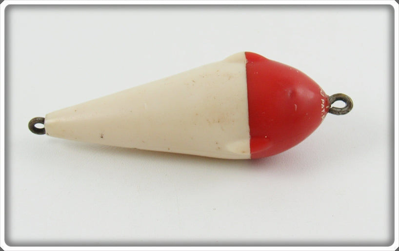 Vintage Pflueger Red & White Casting Plug