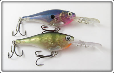 Rapala Purple & Perch Shad Rap Lure Pair