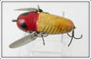 Heddon Red & White Shore Crazy Crawler